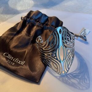 NWT Caroline Néron Silver Colour Cuff Bracelet